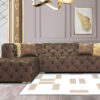 Lola Sectional in Brown Lifestyle