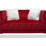 Ashley Loveseat in Red