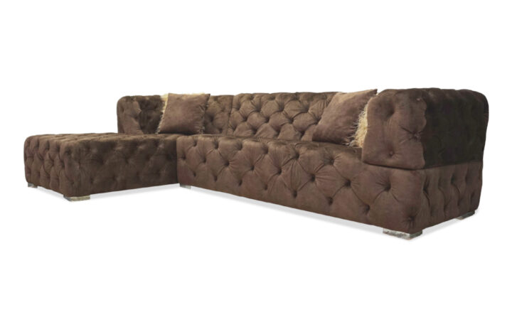 Lola Sectional in Brown - 02