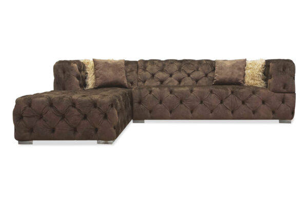 Lola Sectional in Brown - 01