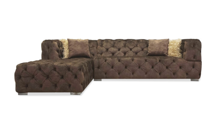 Lola Sectional in Brown - 01