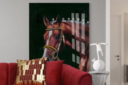 Art - Tempered Glass - Glam Horse