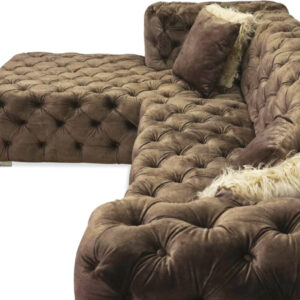 Lola Sectional in Brown - 03