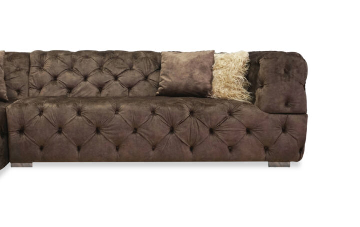 Lola Sectional in Brown - 04