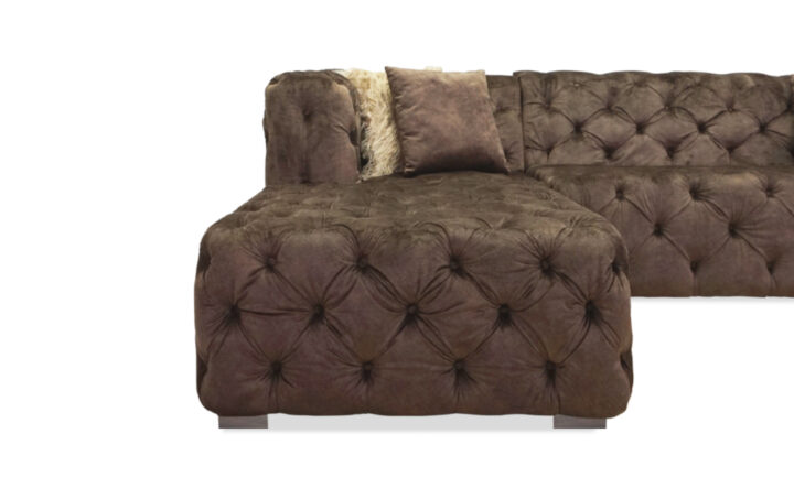 Lola Sectional in Brown - 05