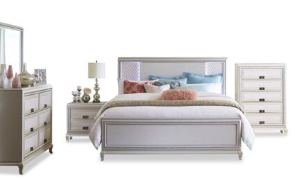 Delia Bed, Dresser & Mirror Set