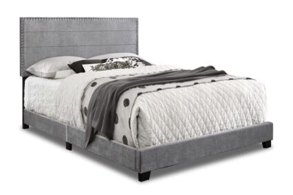 Selena Bed in Charcoal