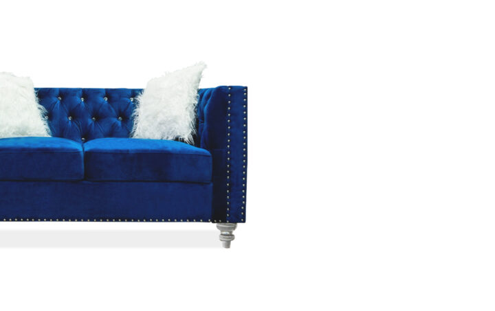 Artic Blue Loveseat - 02