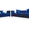 Artic Blue Sofa and Loveseat - 01