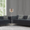 Artic Sofa and Loveseat Lifestyle in Black