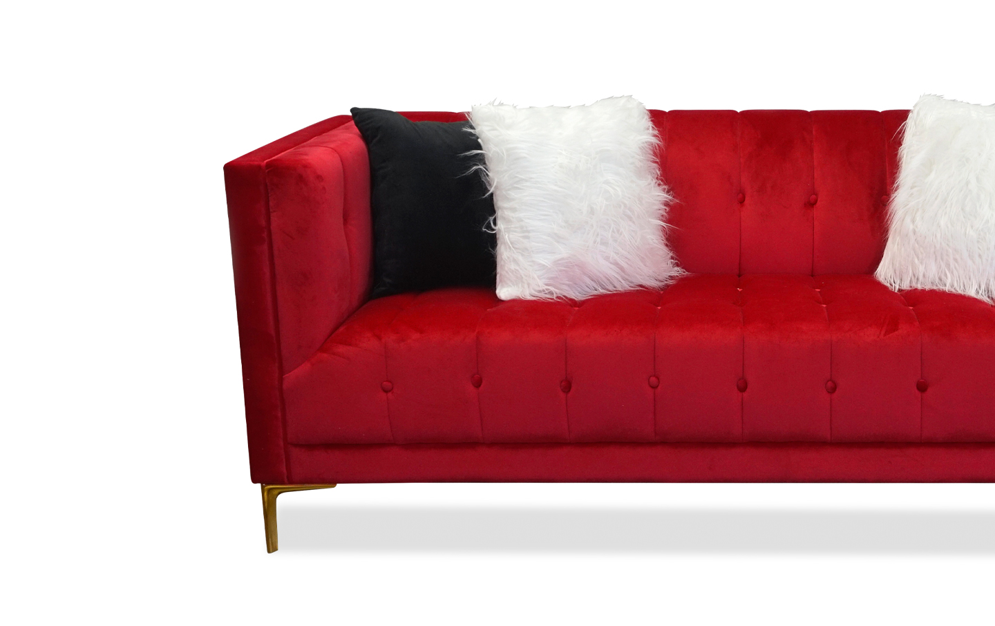 Ashley Red Sofa - 02