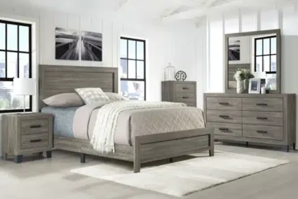 Austin Bed, Dresser & Mirror