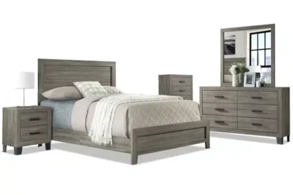 Austin Bed, Dresser & Mirror