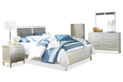 Olivet Bed, Dresser & Mirror