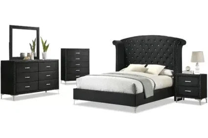 Lucinda Bedroom Set In Black
