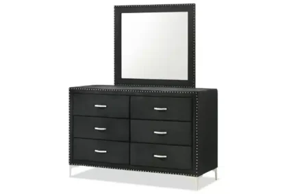 Lucinda Dresser & Mirror In Black