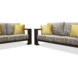 Balinese Sofa & Loveseat in Gray