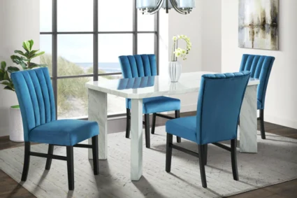 Bellini Dining Room Set in Blue