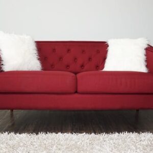 Broadway Loveseat in Red