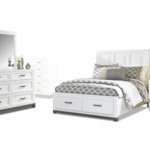 Brynburg bed, dresser and mirror