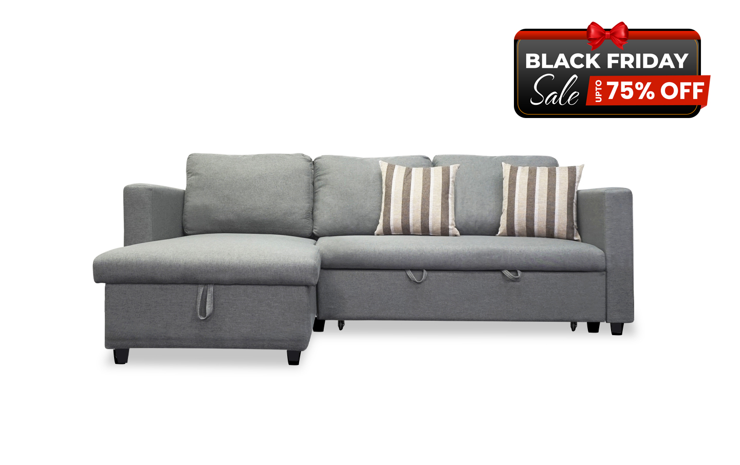 Cecilia Sectional with Pull out Bed - BF