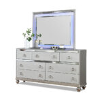 Coastales dresser and mirror