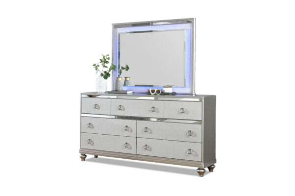 Coastales dresser and mirror