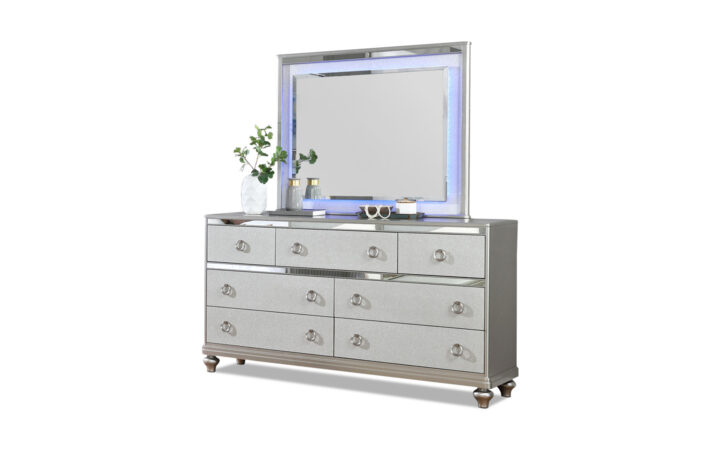 Coastales dresser and mirror