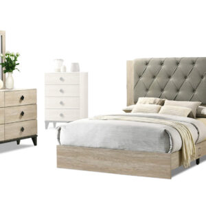 Delta Bed, Dresser, Mirror and Nightstand
