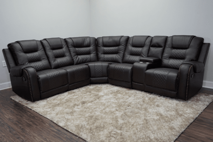 Forbes 6 pc Reclining Sectional
