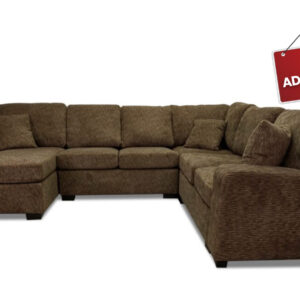 Hathaway Sectional in Brown