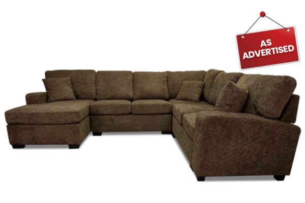 Hathaway Sectional in Brown