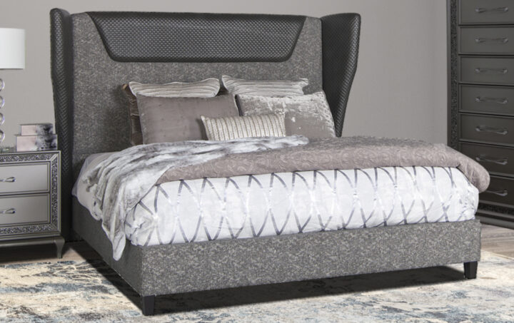 JEWEL QUEEN BED IN GREY 03