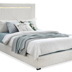 KANGAROO FULL BED IN SHERPA WHITE
