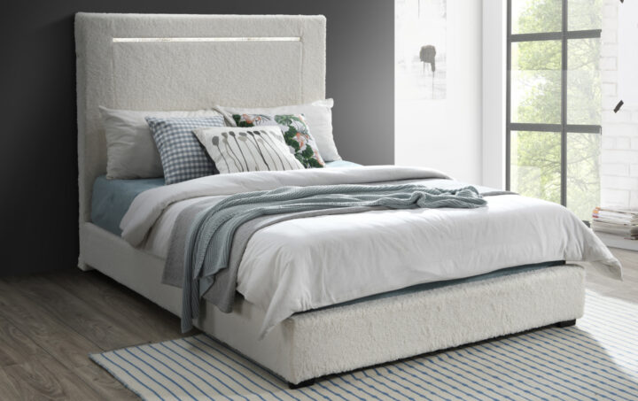 KANGAROO FULL BED IN SHERPA WHITE 05