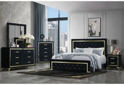 Kingdom Bed, Dresser & Mirror