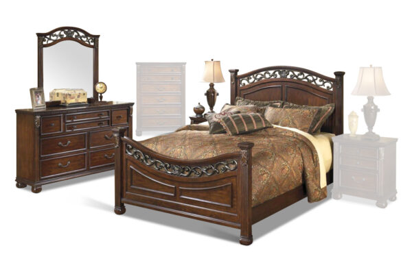 Leahlyn bed, dresser and mirror