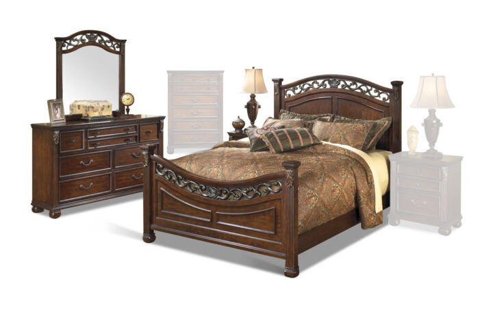 Leahlyn bed, dresser and mirror