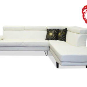 Locust Sectional in White