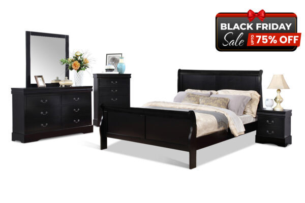 Louis Philippe Bedroom Set - BF