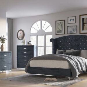 Lucinda Bedroom Lifestyle in Gray