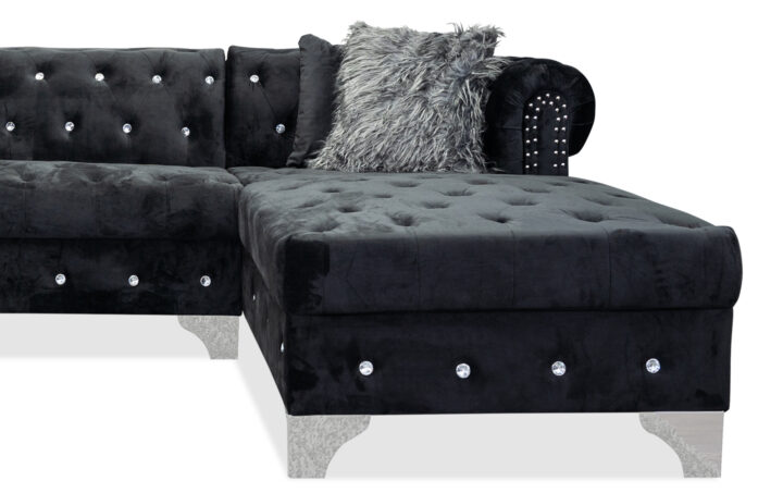 MELROSE-2-PC-SECTIONAL-IN-BLACK-Side-View-2