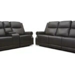 Marco Reclining Sofa & Loveseat in Brown