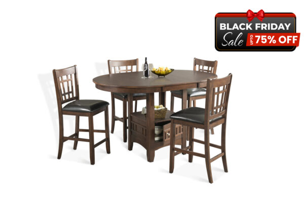 Max Cherry Pub Dining Set - BF