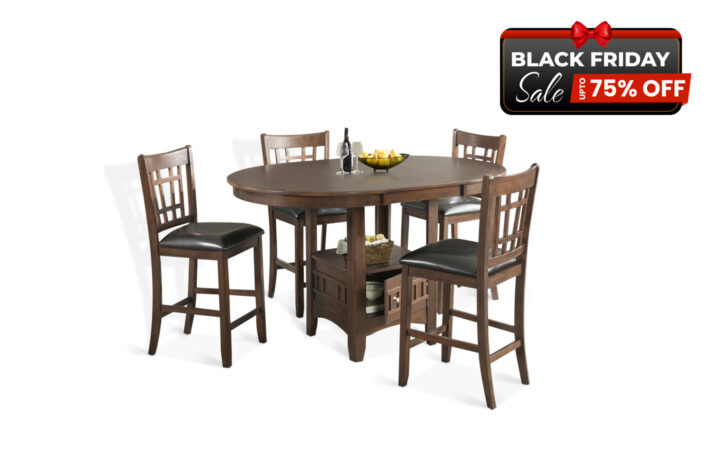 Max Cherry Pub Dining Set - BF