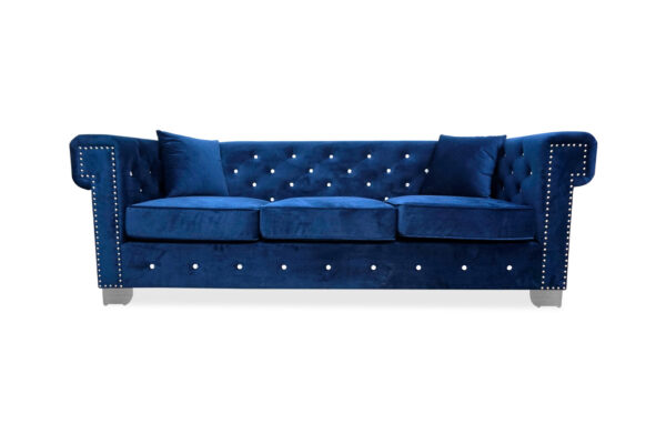 Maysville Sofa in Navy - 01