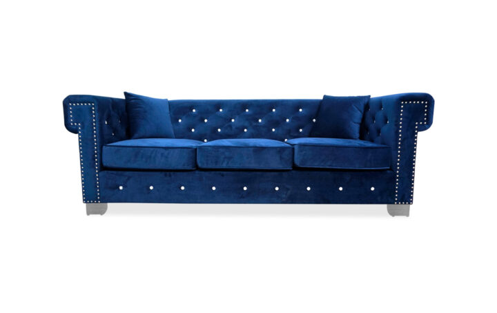 Maysville Sofa in Navy - 01