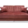 Michelle Loveseat in Pink Velvet