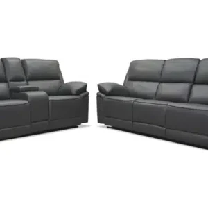 Legend Reclining sofa & loveseat in Black