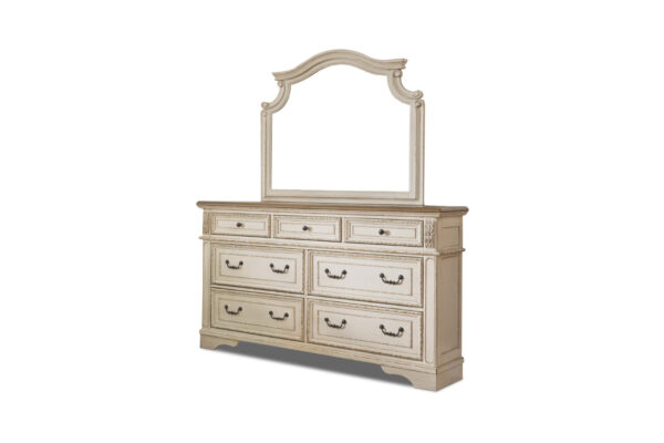 Realyn dresser and mirror